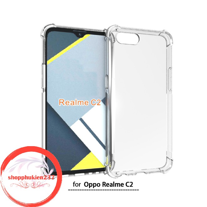 [Freeship toàn quốc từ 50k] Ốp Lưng Oppo Realme C2 , A1K Ốp Dẻo Trong Silicon Chống Sốc 4 Góc