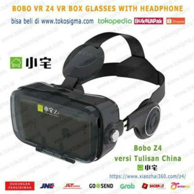 Kính Thực Tế Ảo 3d 360 Độ Bobo Z4