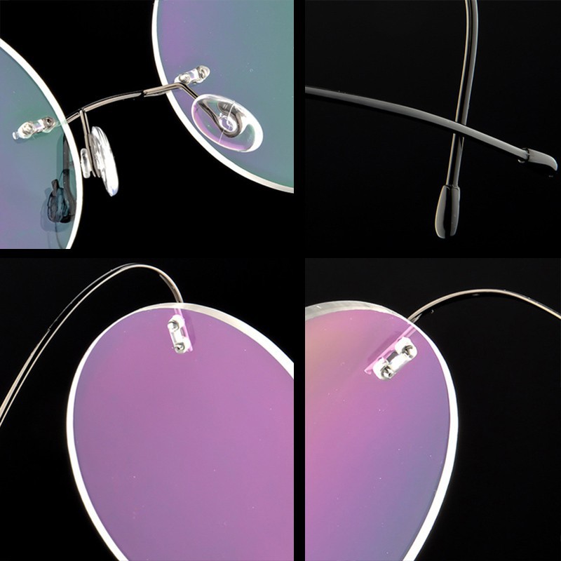 Mắt kính không viền siêu nhẹ gọng bằng hợp kim titanium | BigBuy360 - bigbuy360.vn