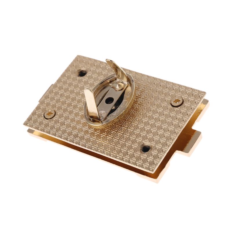 Khóa Vặn Hình Chữ Nhật DIY Bằng Da Dành Cho Túi Xách Da