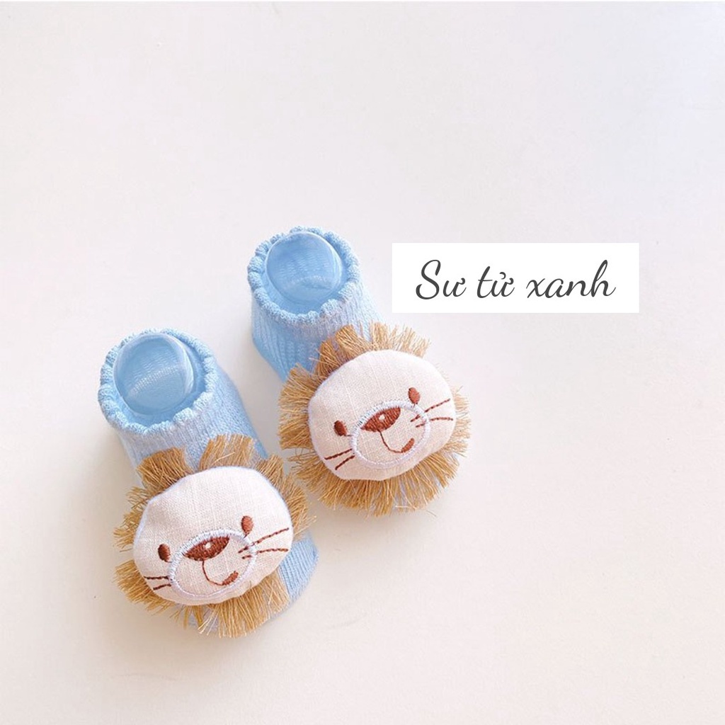 [FreeShip] Tất Vớ Sơ Sinh Hình Thú Trái Cây Siêu Xinh Chống Trượt Mihoshop