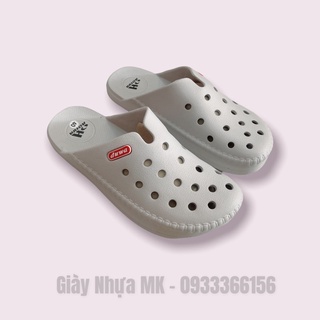 Dép sục lỗ siêu nhẹ Duwa - Dép sục lỗ bít mũi nam đi mưa siêu bền - SL024