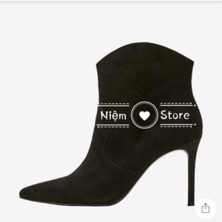 Boots gót nhọn mũi nhọn Man.go xuất xịn (on web)