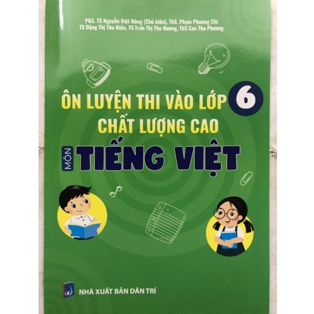 Sách - Ôn luyện thi vào lớp 6 chất lượng cao Môn Tiếng Việt