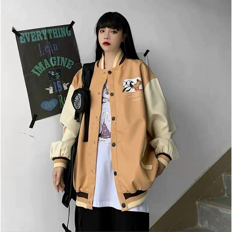 ÁO KHOÁC DÙ NAM NỮ KIỂU BOMBER FORM RỘNG HỌA TIẾT CỰC CHẤT , CHẤT DÙ 2 LỚP DÀY MỊN CSAK | BigBuy360 - bigbuy360.vn