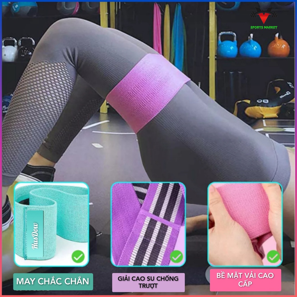 Dây kháng lực, dây kháng lực tập mông, dây kháng lực Miniband, Gym, Yoga Thể Thao Tại Nhà