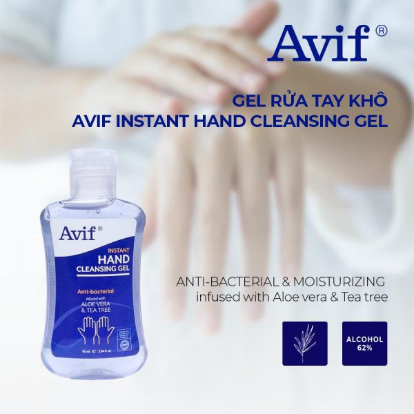 Nước Rửa Tay Khô Avif Instant Hand Cleansing Gel