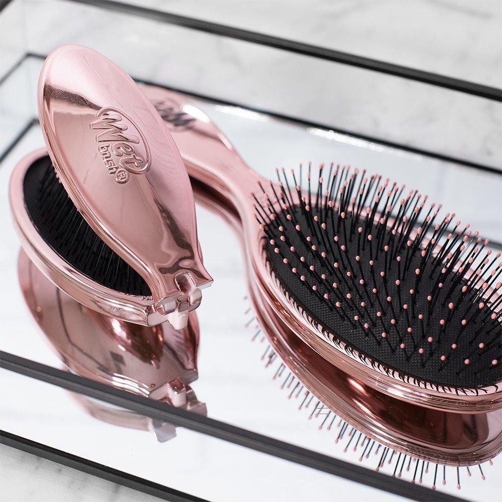 Lược WET BRUSH Gấp Gọn Gỡ Rối & Giảm Rụng - Bảo Hành 3 Tháng