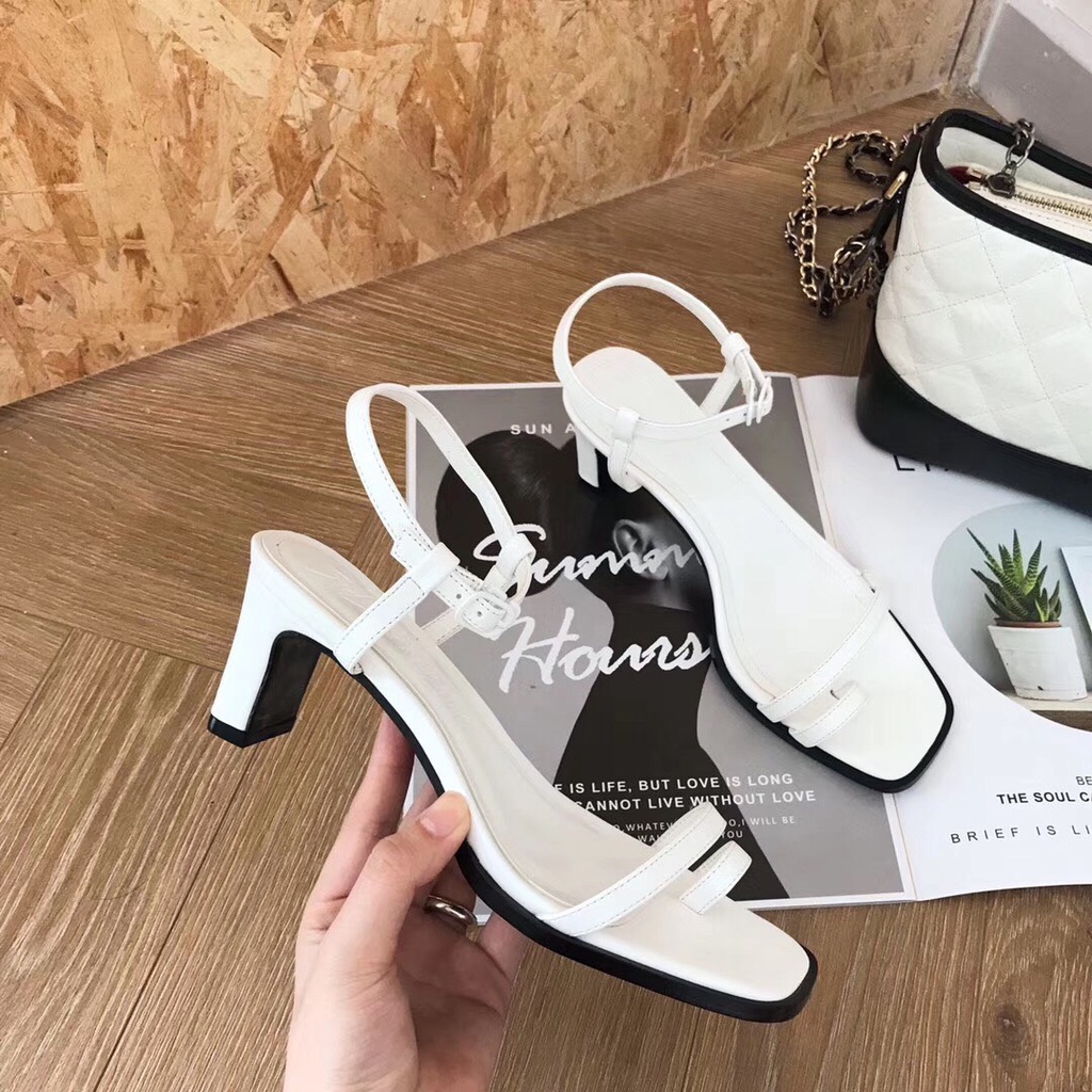 Sandal xỏ ngón gót dẹt 5p mẫu TBC22-007 - KachiHouse