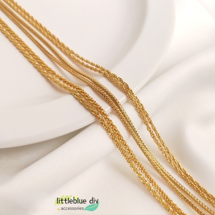 Vòng cổ Mạ Vàng 18K Dài 60cm Màu Sắc Sang Trọng