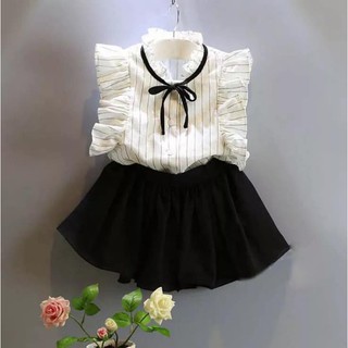 Set áo sơ mi + chân váy