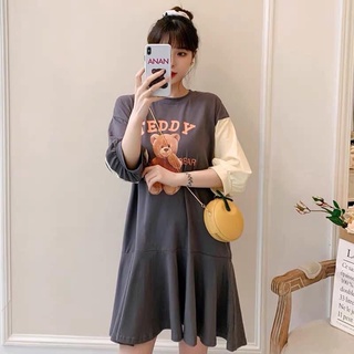 [Sale sp mới] Váy gấu Teddy dễ thương dáng babydoll đuôi cá phong cách ulzzang Hàn Quốc
