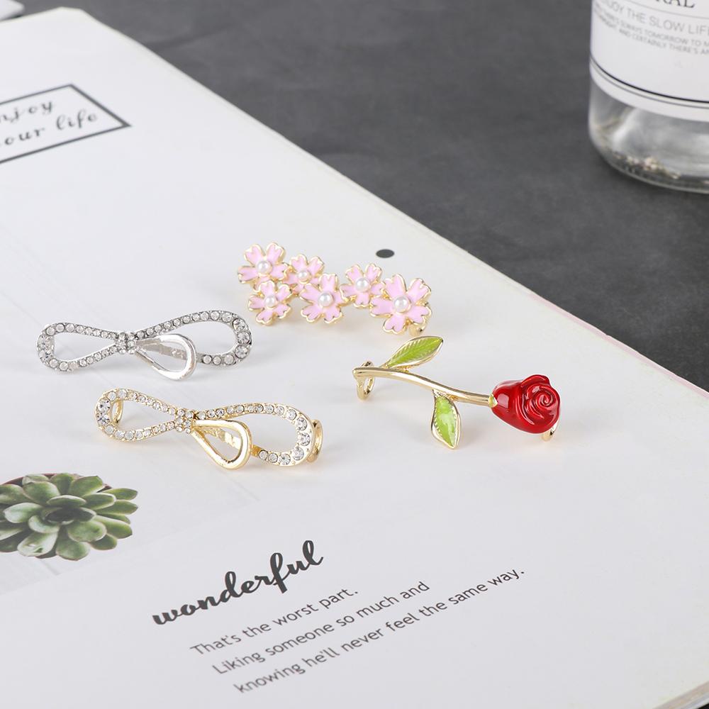 Rowans Phụ Kiện Kẹp Dây Giày Chăm Sóc Giày Giản Dị Cho Nữ Charms
