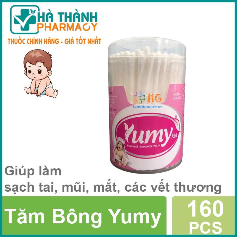 Tăm bông Yumy trẻ em (Lọ 160 que)