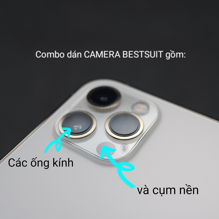 Camera Bestsuit iPhone 13 series - bám dính và trong suốt