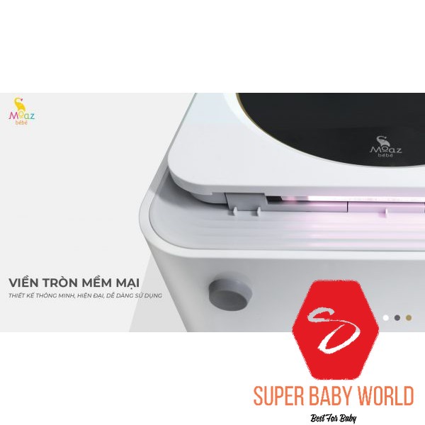 MÁY TIỆT TRÙNG SẤY KHÔ TIA UV-C VÀ BẢO QUẢN BÌNH SỮA MOAZ BÉBÉ MB-025