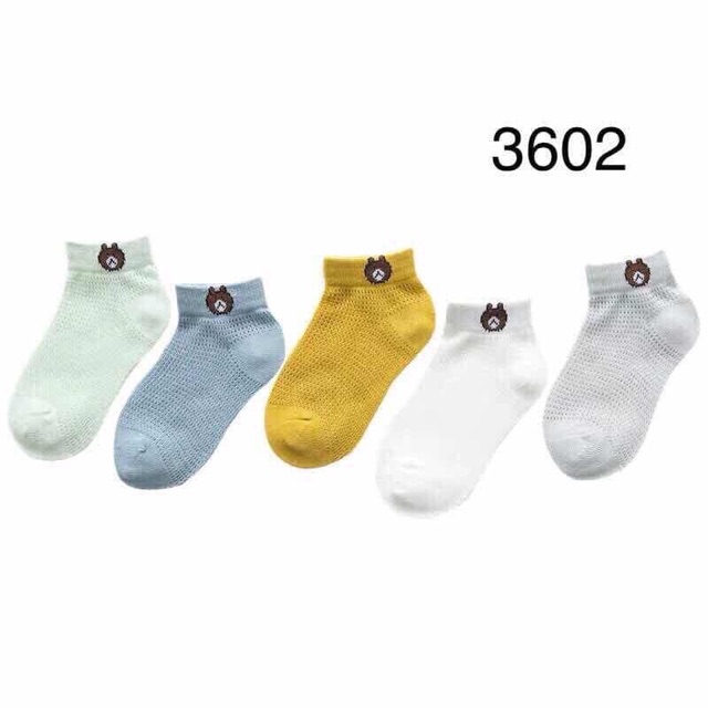 Set 5 đôi tất lưới cho bé
