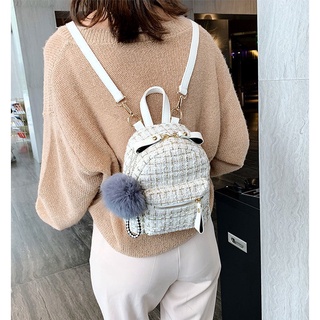 BL1 Balo mini thời trang chất liệu dạ Capucha