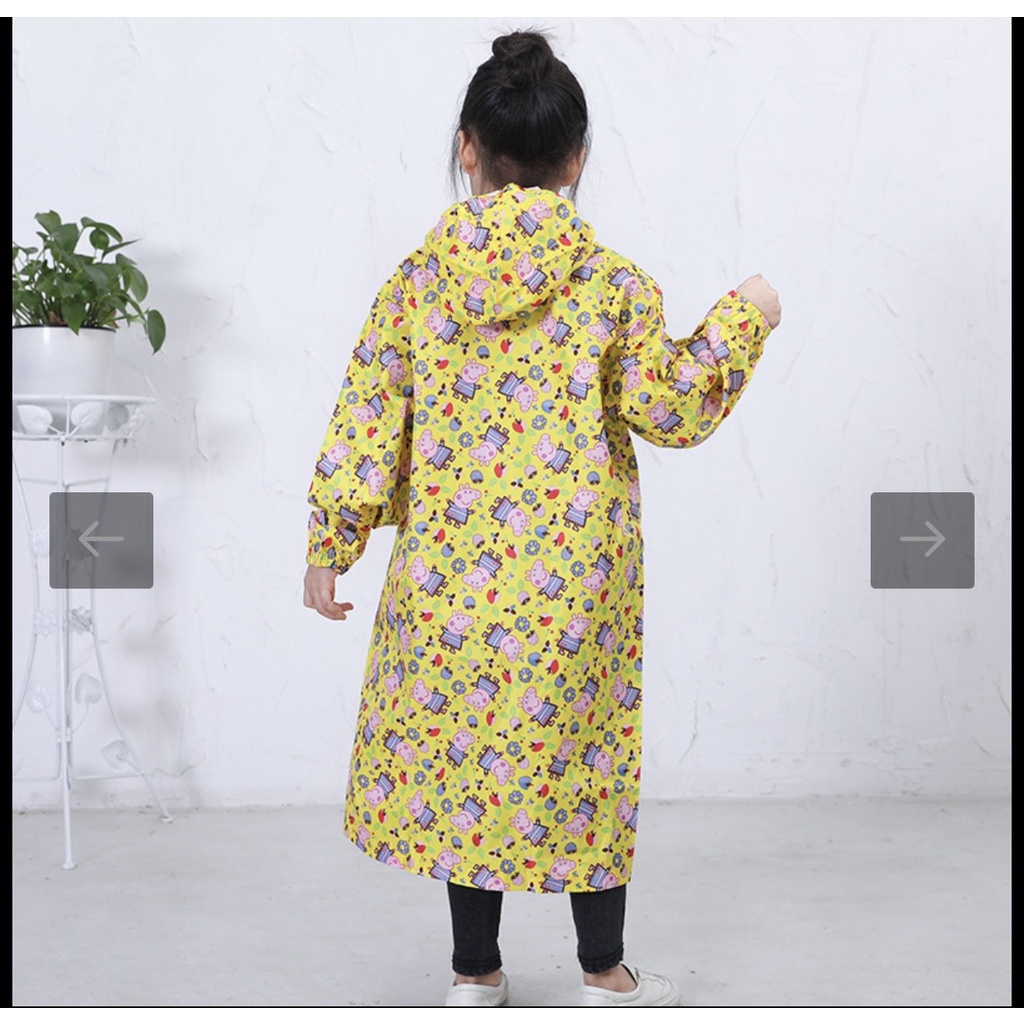 Áo Mưa Bít Trẻ Em Phù Hợp Cho Bé Cao Từ 90cm Đến 130cm