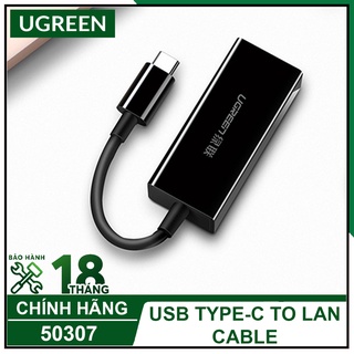 Bộ Chuyển Đổi USB Type-C Ra LAN Cao Cấp, UGREEN 50307 Chính hãng