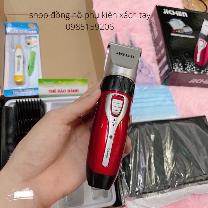 Tông đơ cắt tóc chuyên nghiệp sạc nhanh jichen,Tăng đơ cắt tóc gia đình Jichen 0817, Cắt Tóc Siêu Khoẻ, Bảo Hành 1 Năm