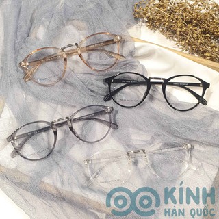 [ HÀNG MỚI VỀ ] GỌNG KÍNH NHỰA DẺO TRÒN CẤU NỐI KIM LOẠI - TẶNG KÈM TRÒNG CẬN CHỐNG XƯỚC