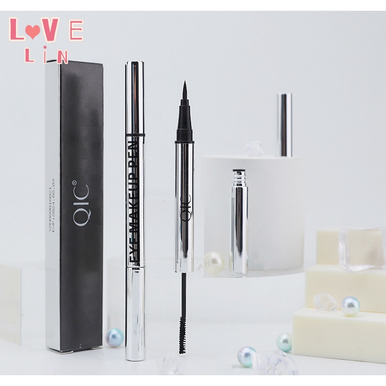 Bút Kẻ Mắt Qic Hai Đầu Chống Thấm Nước