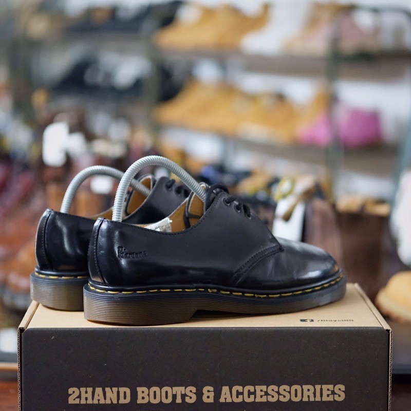 Giày Dr Martens 1461 Black Smooth - Size 40 - Chính hãng đã qua sử dụng