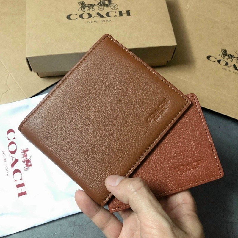 Ví ngắn Coach for men chuẩn xuất