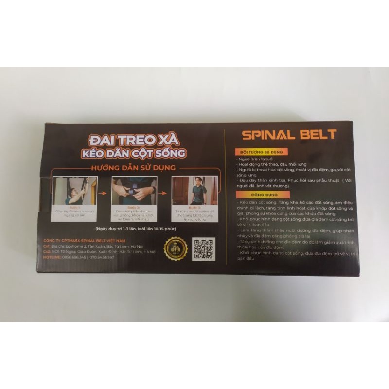 Đai treo kéo giãn cột sống lưng Spinal Belt