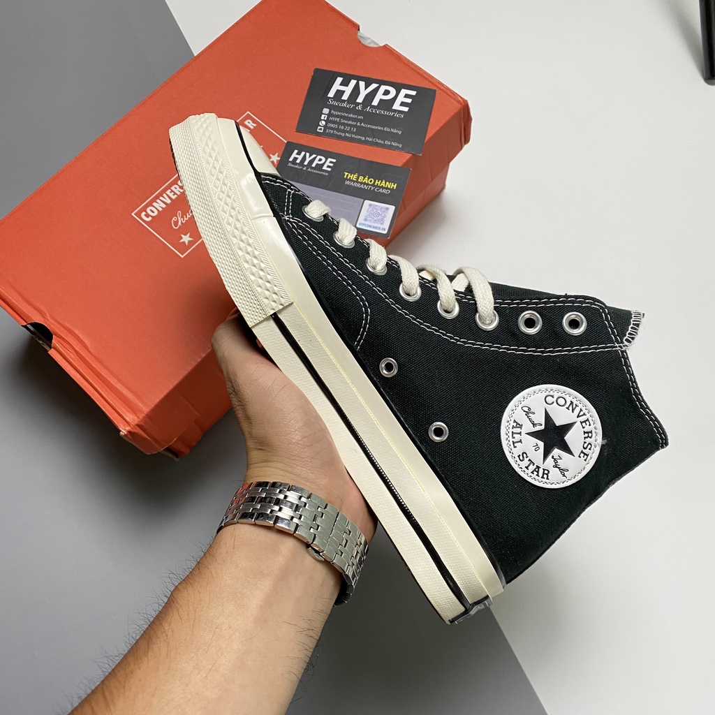 Giày Converse 1970 High Black  - Hype Sneaker | Phiên bản 1:1 chuẩn