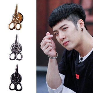 khuyên tai nam nữ/ khuyên tai hình kéo/ khuyên thép y tế