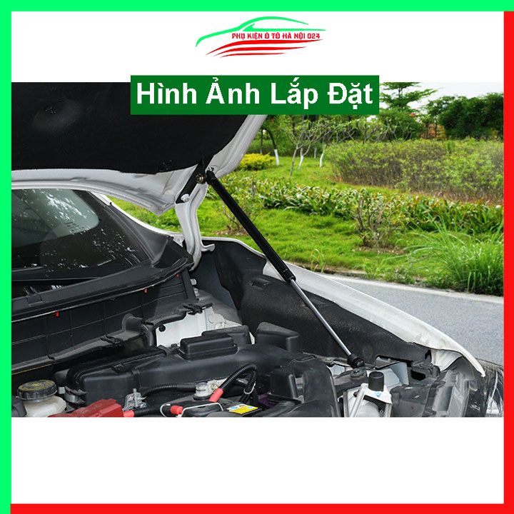 Bộ ty thủy lực ben hơi chống nắp capo Nissan X-TRAIL 2014-2023 tự động kèm phụ kiện lắp