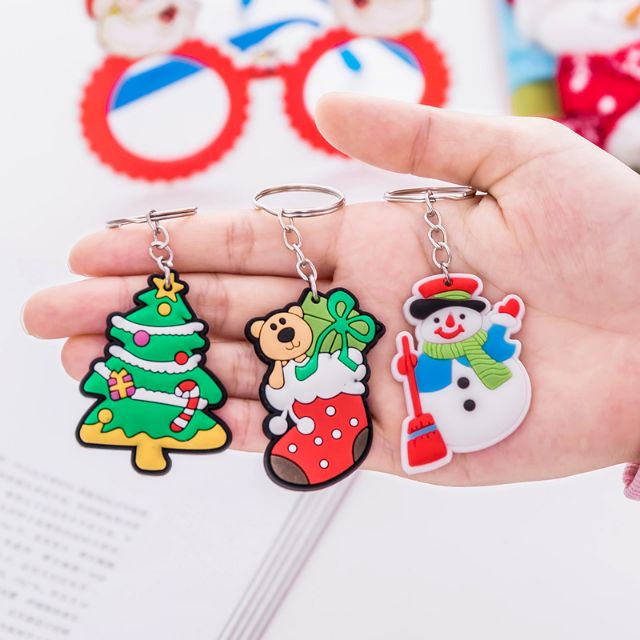 🎄 Móc khóa ông già noel người tuyết giáng sinh