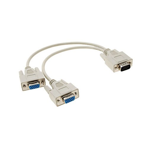 CÁP CHIA VGA 1 RA 2 CỔNG VGA - CHUYỂN 1 MÁY TÍNH RA 2 MÀN HÌNH LOẠI TỐT
