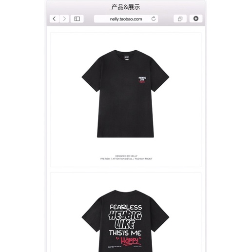 Áo phông nelly heybig sale (có sẵn) 19 like happy