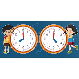 [Đồ dùng dạy học] Đồng hồ xoay kim hình em bé