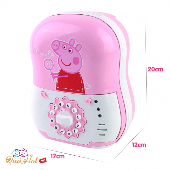 Két Sắt Thông Minh Heo Peppa & Elsa Dễ Thương Cho Bé