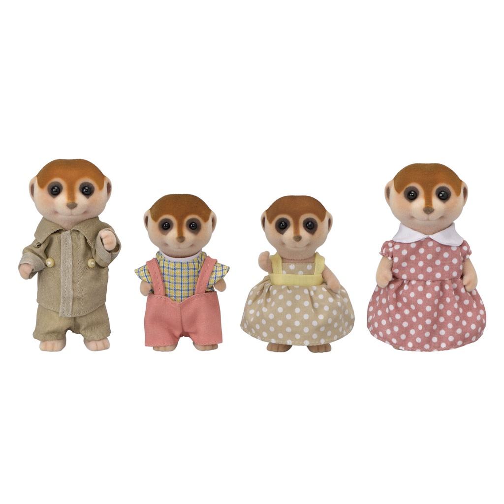 Đồ Chơi Sylvanian Families Gia Đình Chồn Meerkat Family