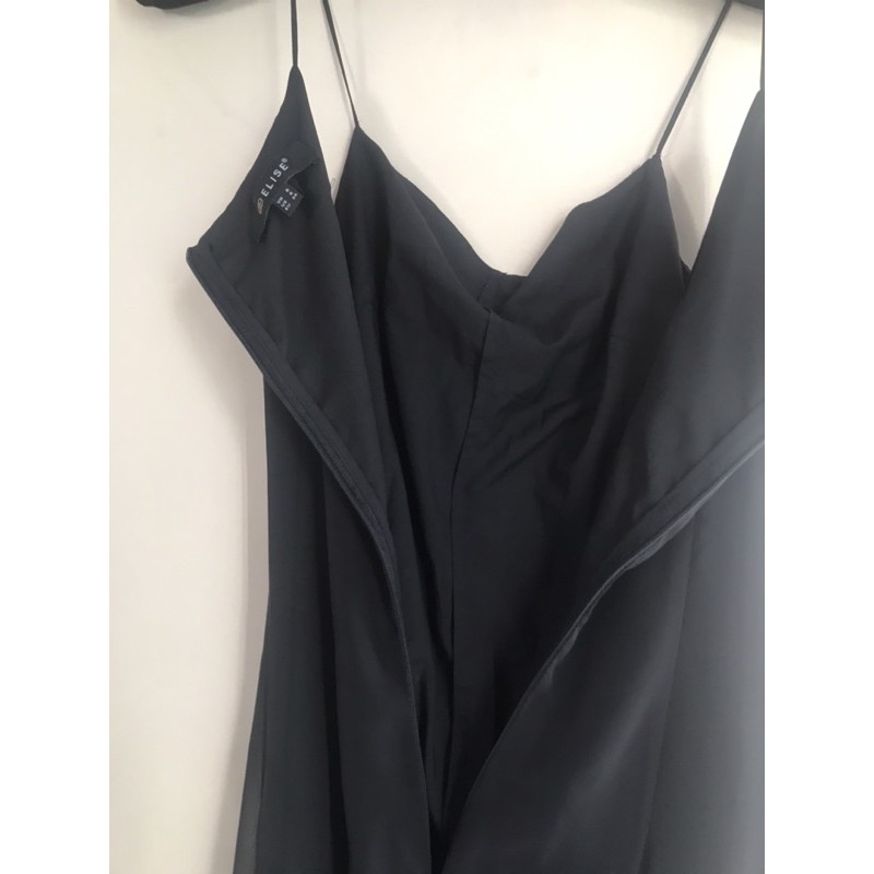 Đầm Maxi Elise Đen sz S