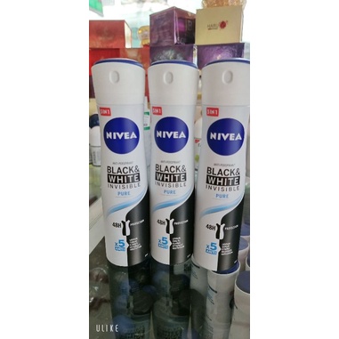 xịt ngăn mùi nivea  ngăn ố vàng black &amp; white 150ml