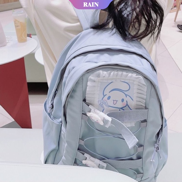 Ba Lô Đi Học In Họa Tiết Kuromi Xinh Xắn Chống Thấm Nước Thời Trang Cho Nữ