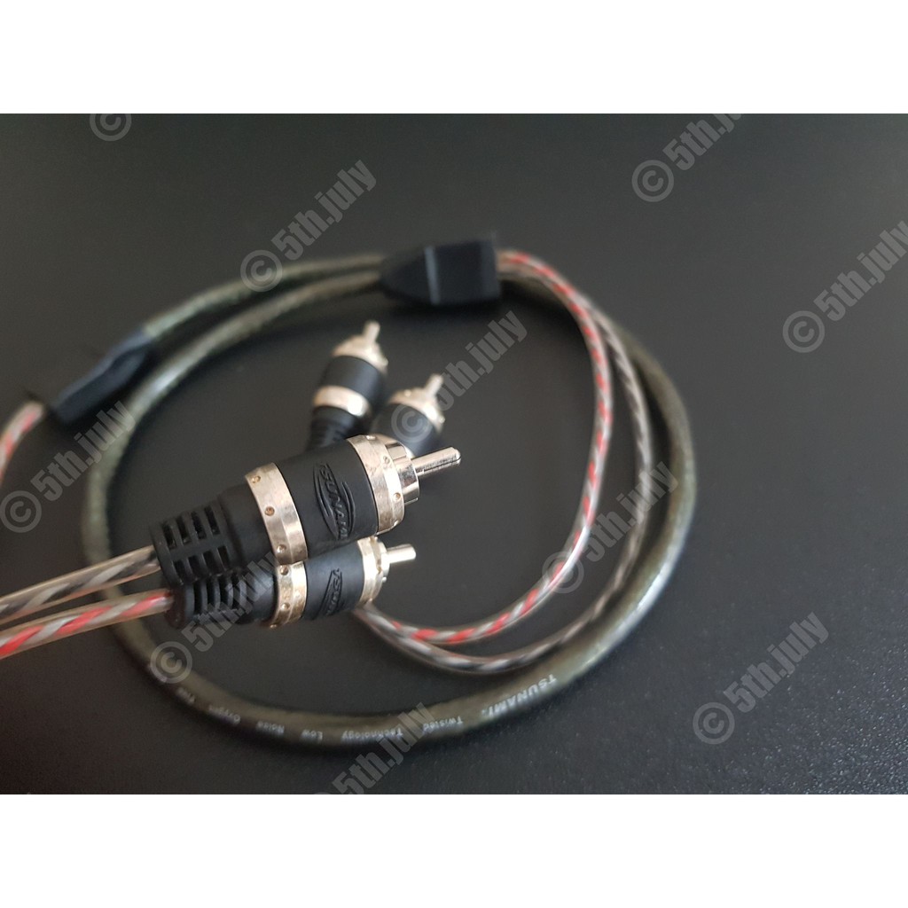 Dây tính hiệu Nhật Tsunami độ dài 1m đầu phát, cdp, amply, DAC