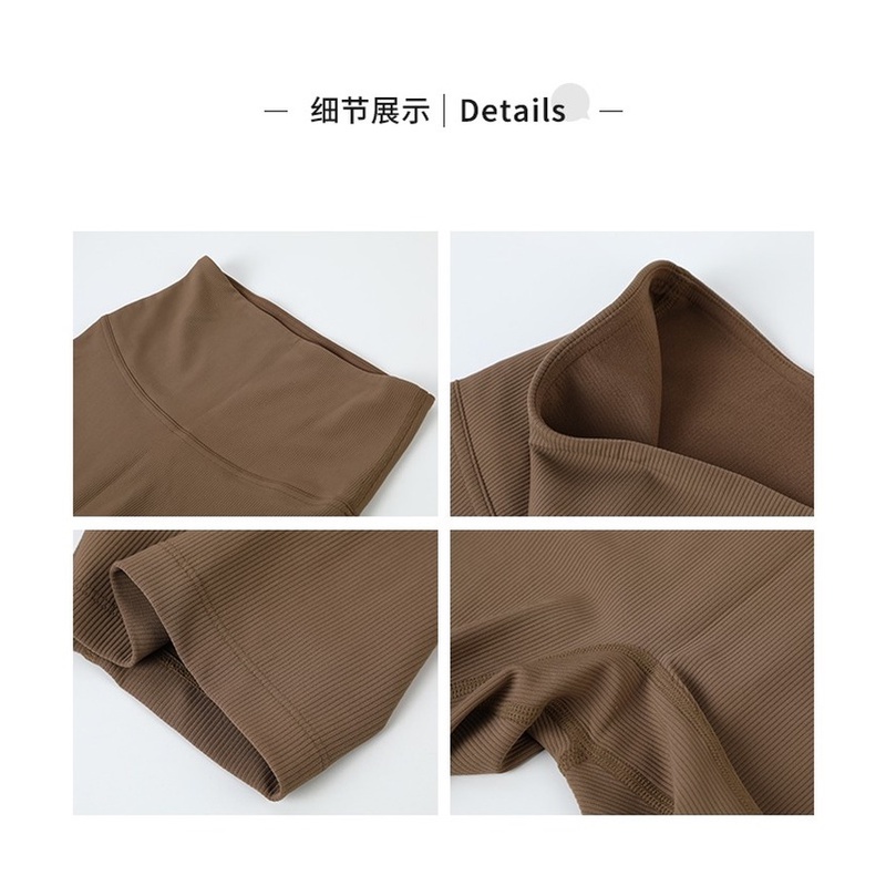 Quần short thể thao lưng cao thời trang cho nữ