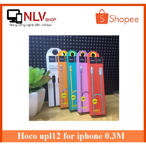 CÁP SẠC NHANH HOCO IPHONE UPL12 CÓ ĐÈN BÁO SẠC PIN DÀI 1M2