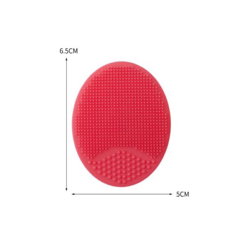 Miếng silicon rửa mặt tiện dụng làm sạch sâu loại bỏ bụi bẩn dầu thừa trên da an toàn hiệu quả cao