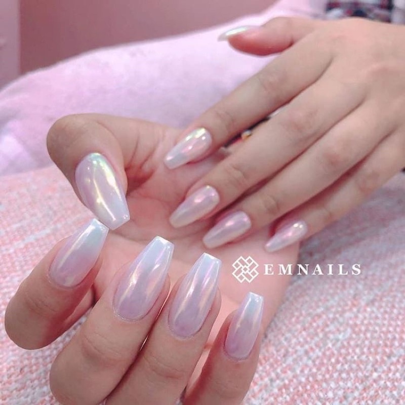 Nail box tráng gương ánh Ngọc trai