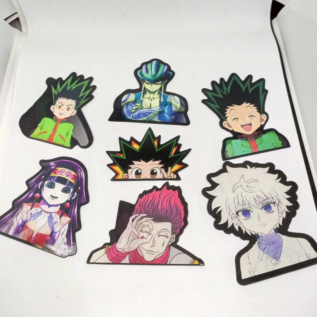 Hình dán Hunter x Hunter 3D Anime Stickers điện thoại - laptop - ô tô chống nước 6x7 cm