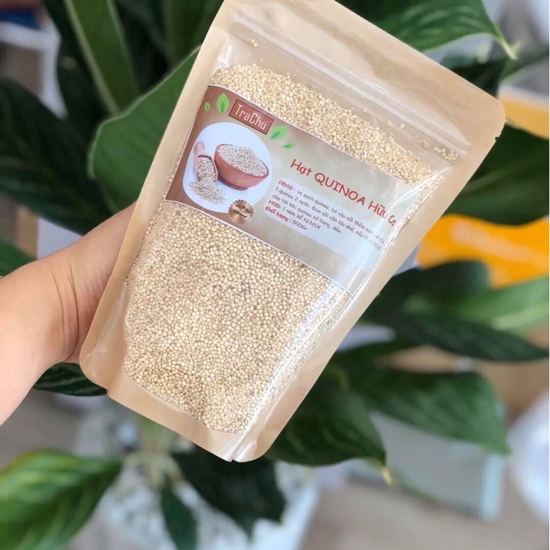 KHUYẾN MÃI - FREESHIP - 500G Hạt diêm mạch Quinoa trắng hữu cơ giàu đạm giàu chất xơ hỗ trợ giảm cân | BigBuy360 - bigbuy360.vn