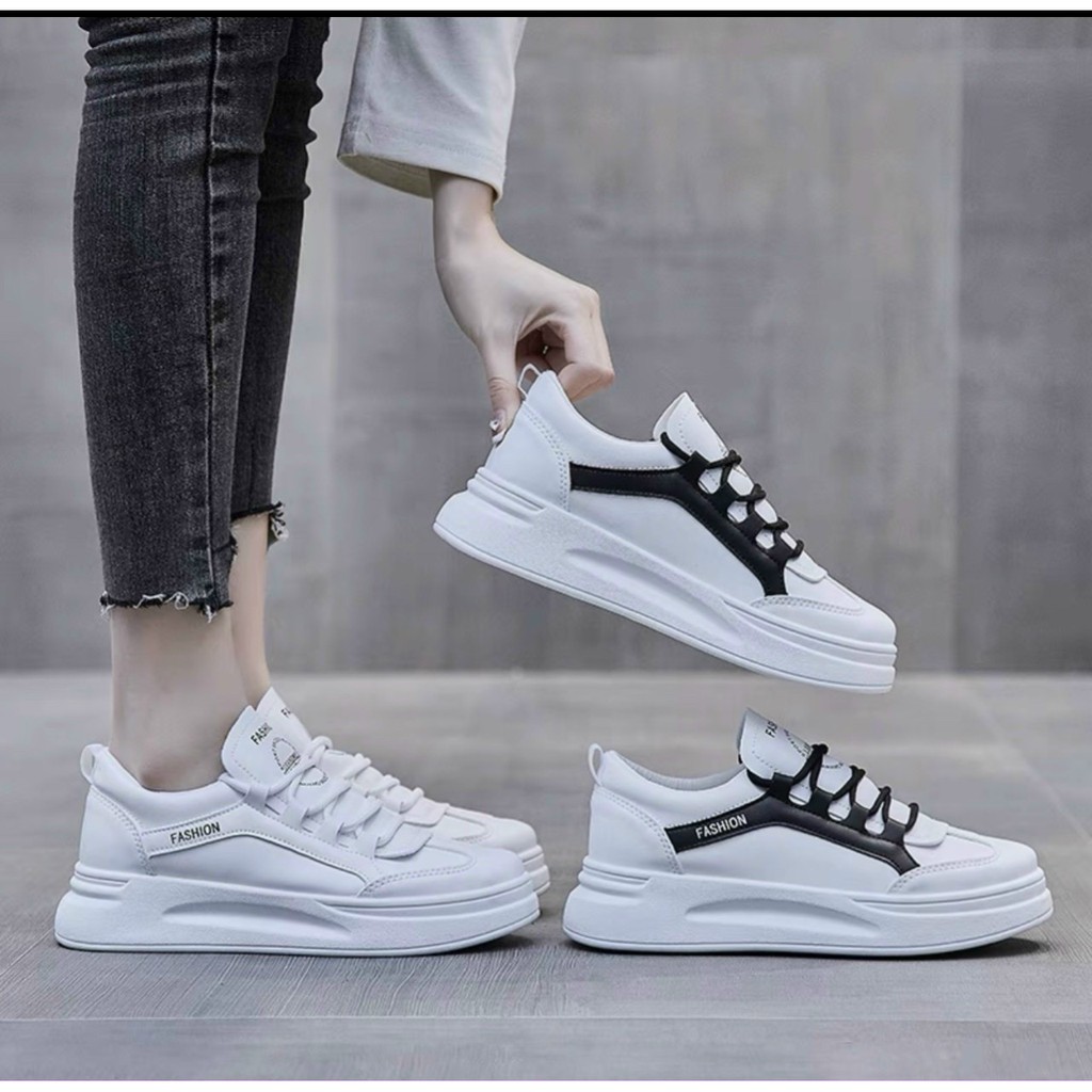 ⚡Free Ship⚡ Giày Bata Đế Độn Phối Viền Cá Tính